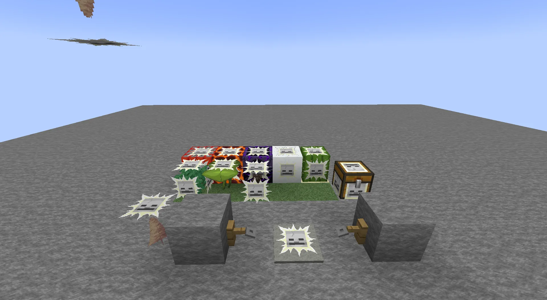 Skulls on Hazards, Текстуры, Minecraft