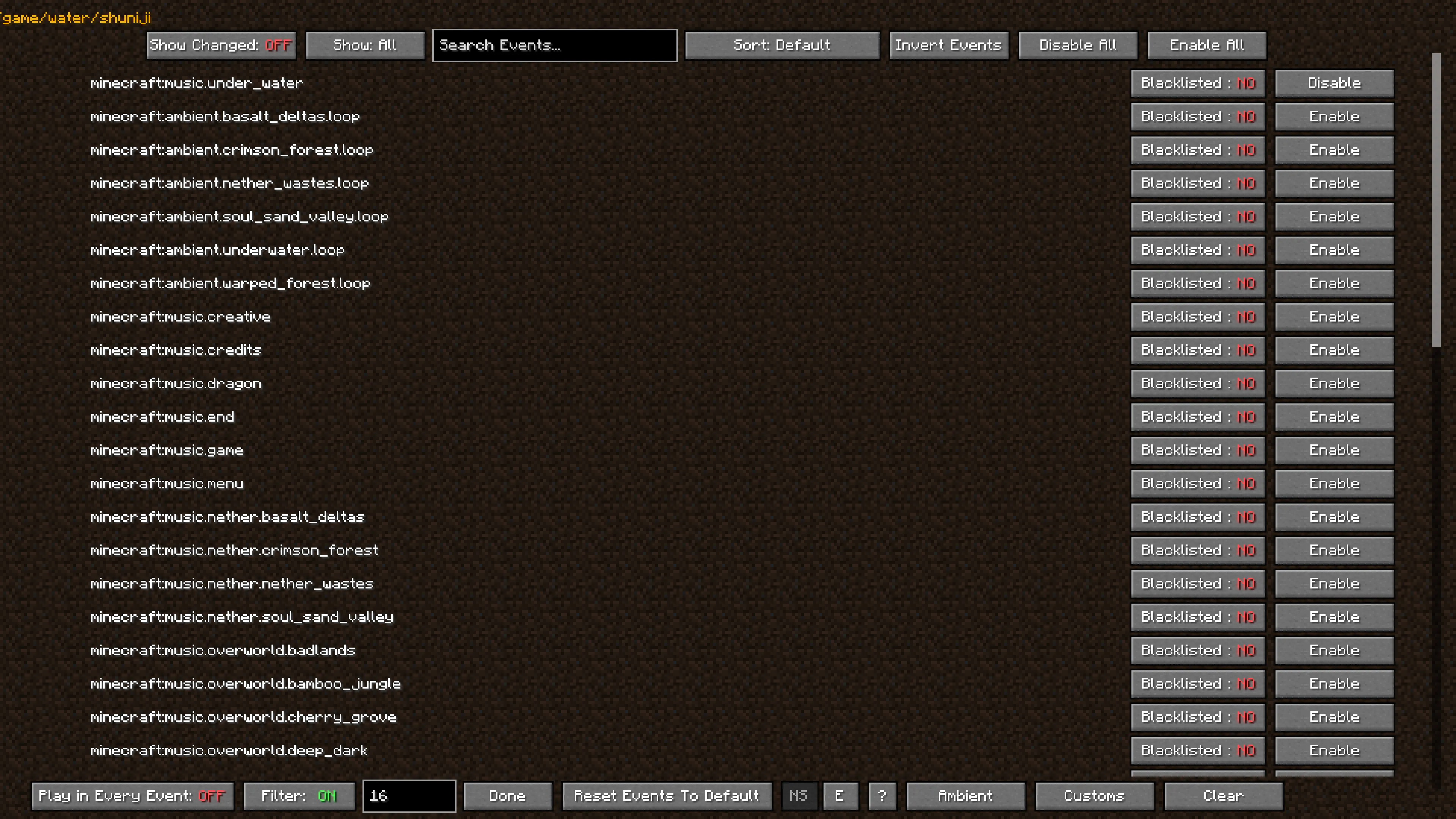 Ambient Music Player + Music Controller — скриншот 6 (Моды, Minecraft)