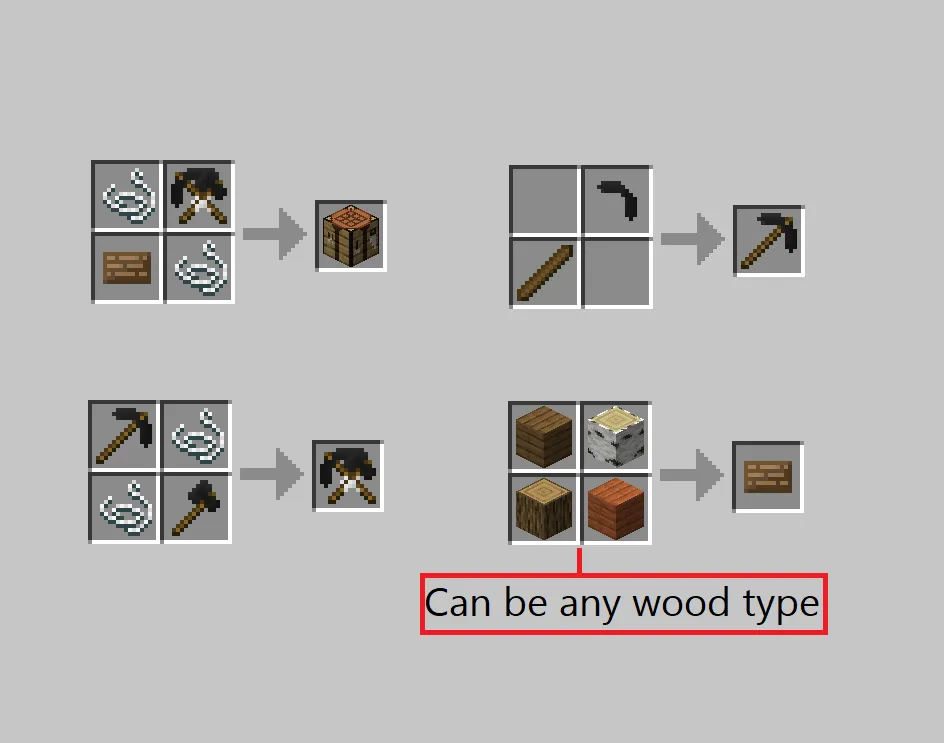 Liams Extensive Addons, Моды, Minecraft