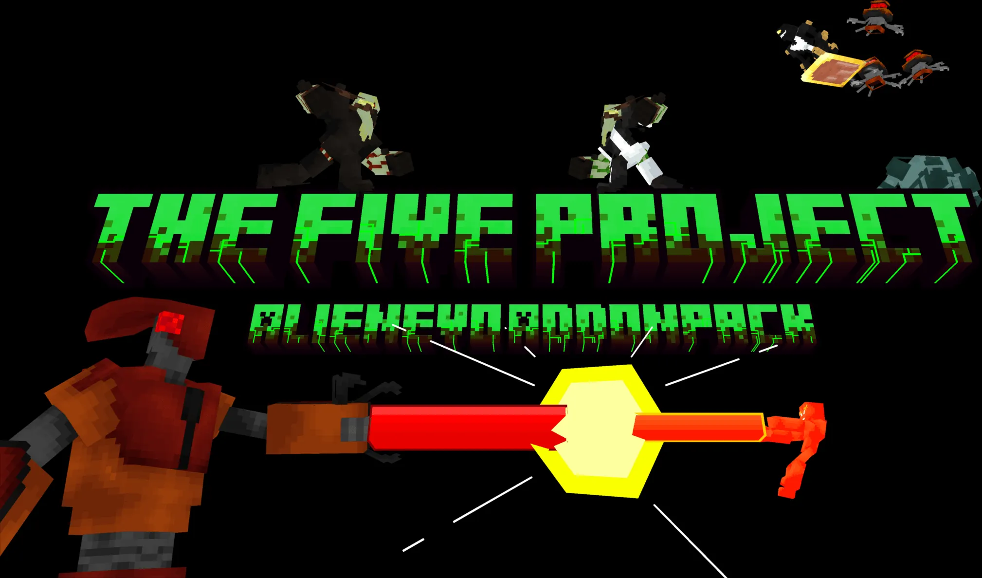 The Five Project (Alien Evo Addon), Моды, Minecraft