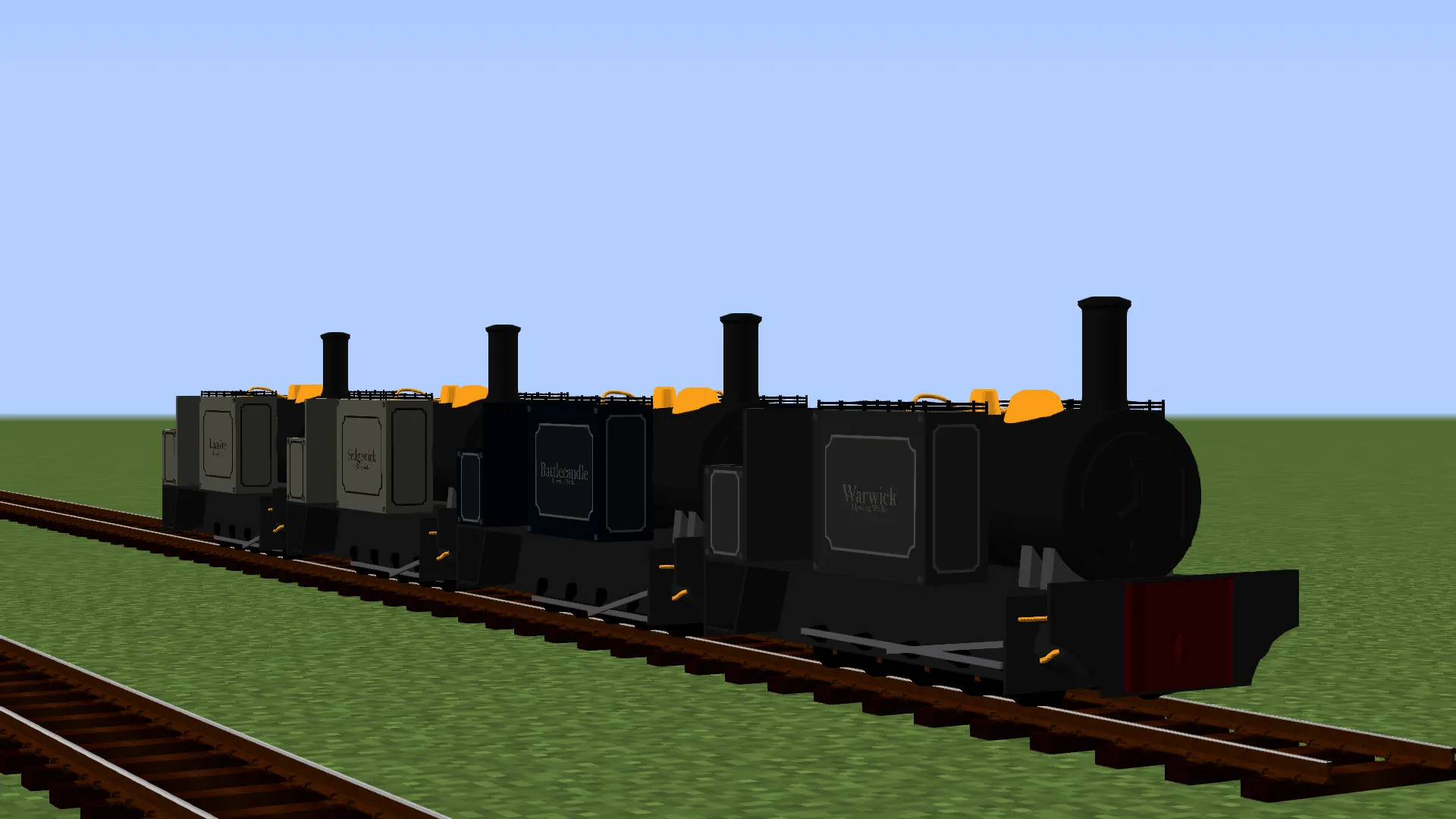 Bowmaker Fox's Narrow Gauge, Текстуры, Minecraft