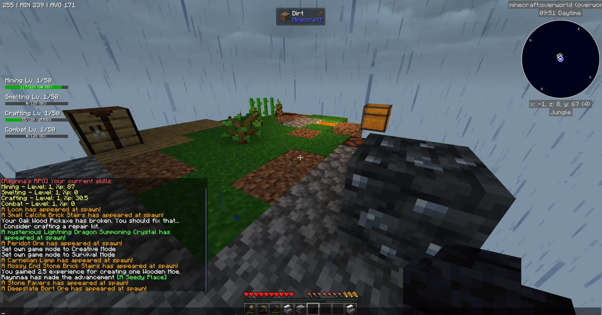 Raynna’s Block Roulette, Моды, Minecraft