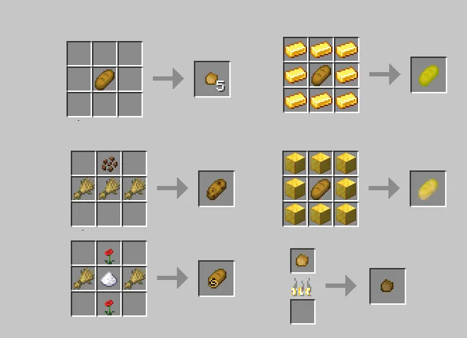 Useful bread, Моды, Minecraft