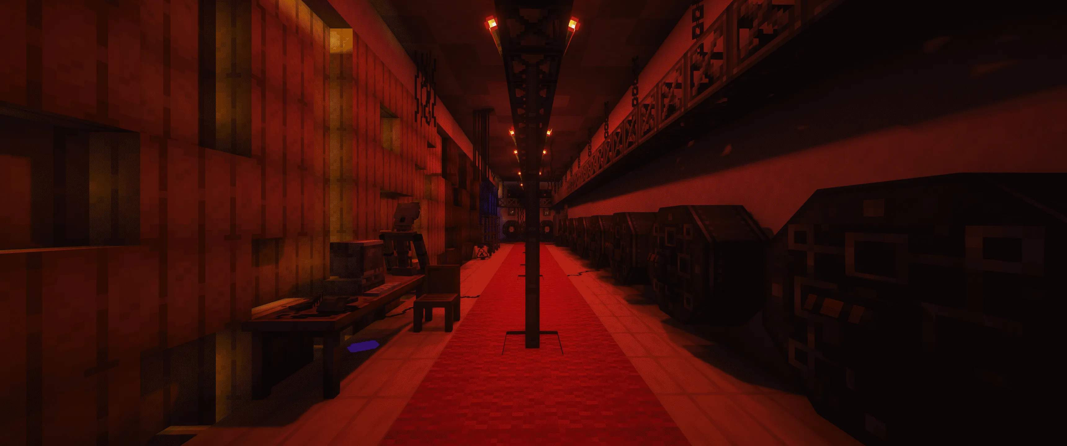 Five Nights at Pixels Shader Edition, Шейдеры, Minecraft