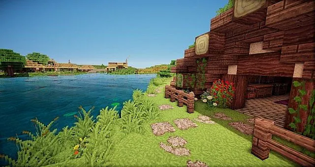 Hobbiton Recoursepack — скриншот 2 (Текстуры, Minecraft)