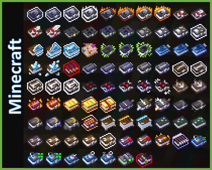 RL Enchanted Books, Текстуры, Minecraft