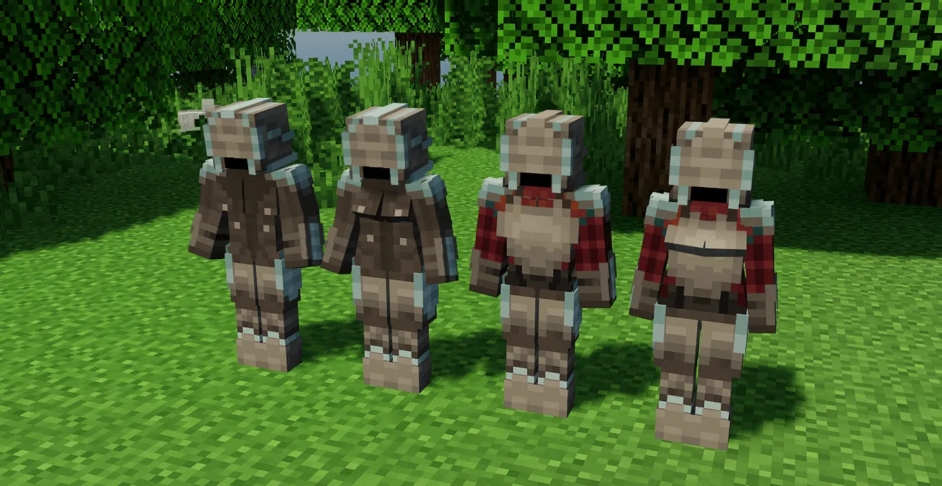 Waifu Husbando Villagers & Illagers — скриншот 5 (Текстуры, Minecraft)