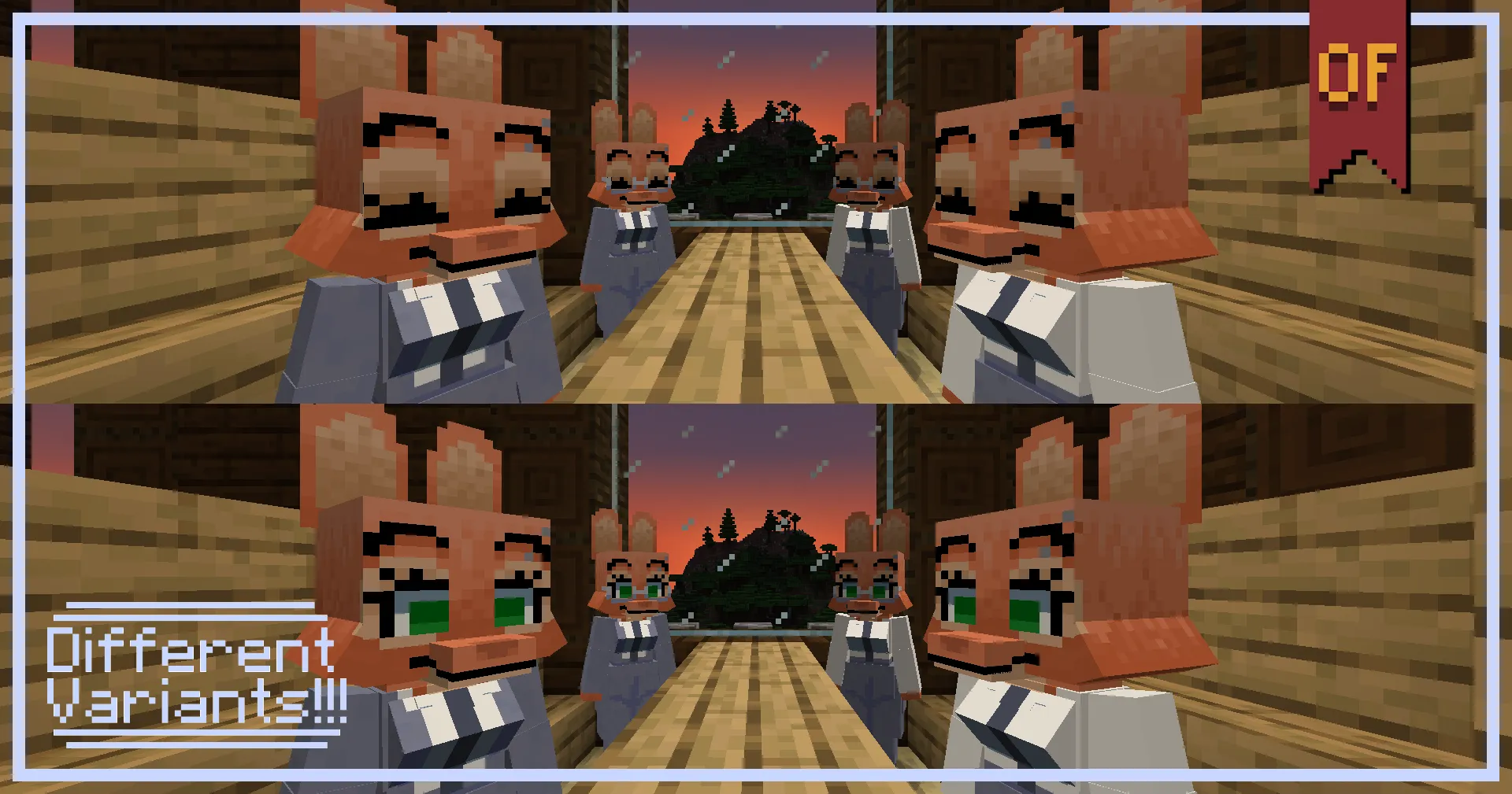 Foxes to Diane Foxington v1.10 — скриншот 4 (Текстуры, Minecraft)