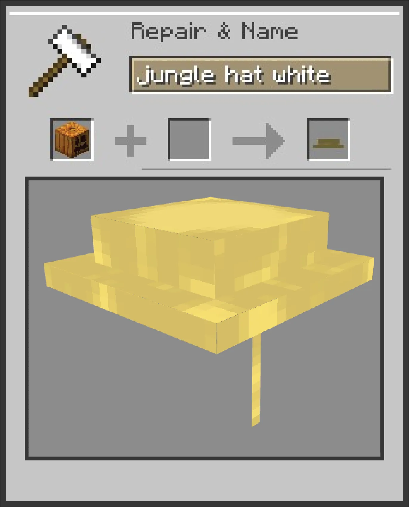 Costumi : Hats Edition, Текстуры, Minecraft