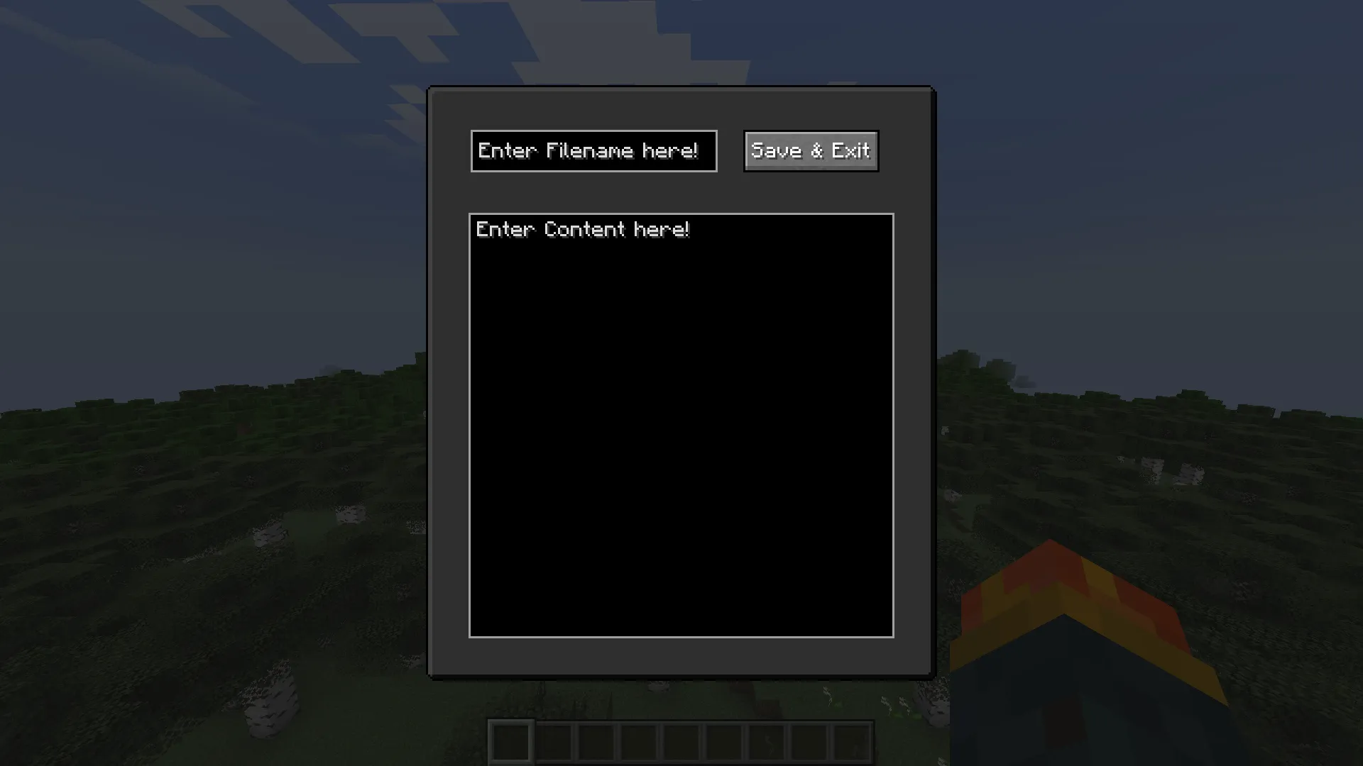 Simple Notes, Моды, Minecraft