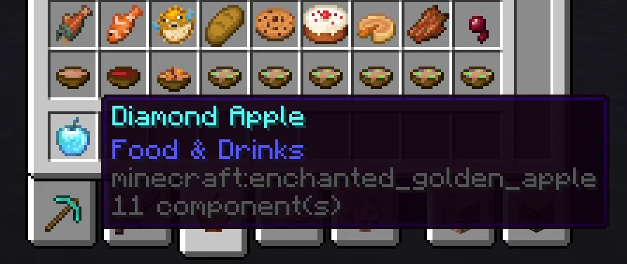 Diamond-Enchanted Apple — скриншот 3 (Текстуры, Minecraft)