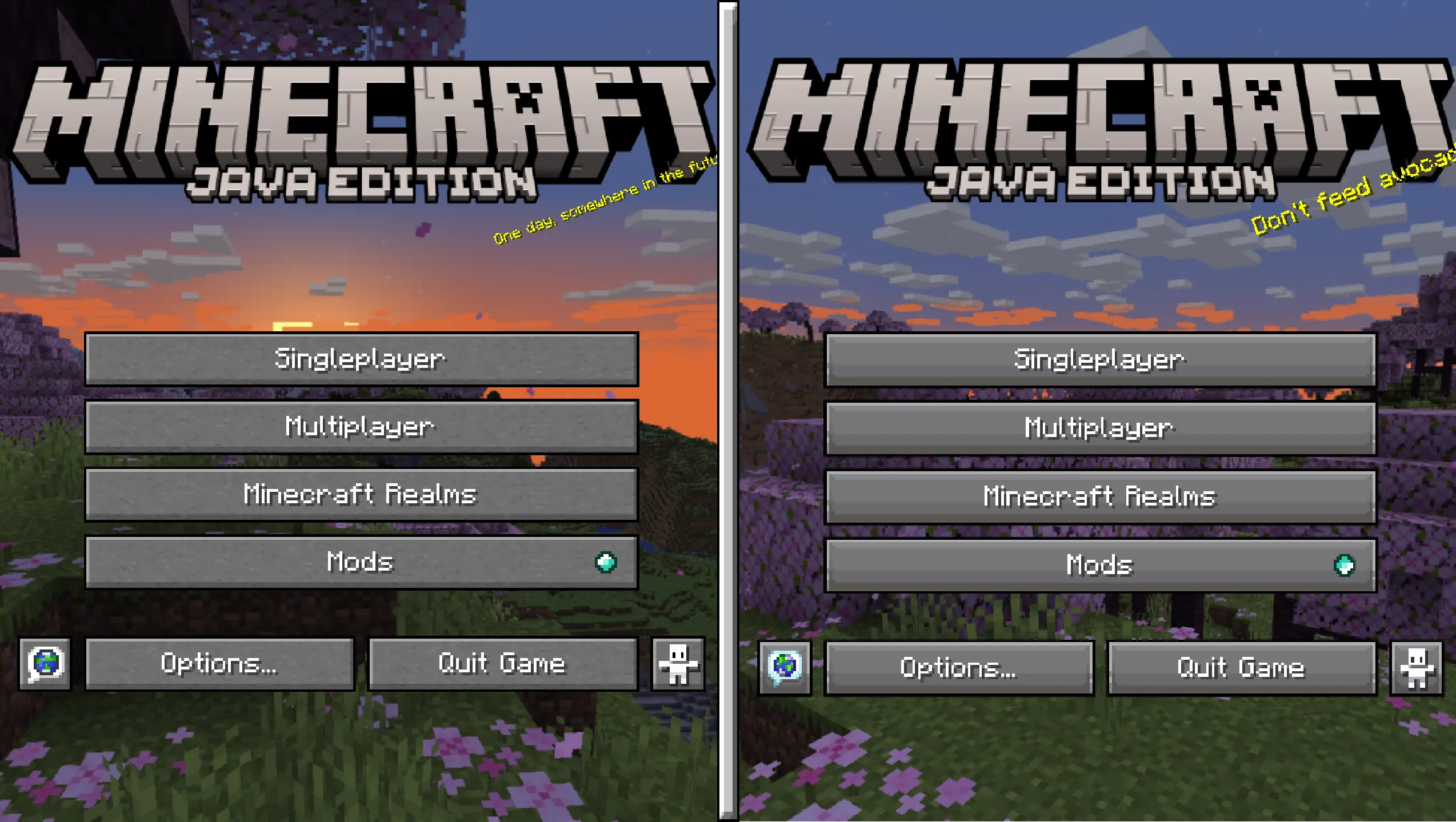 Fresh Gui, Текстуры, Minecraft