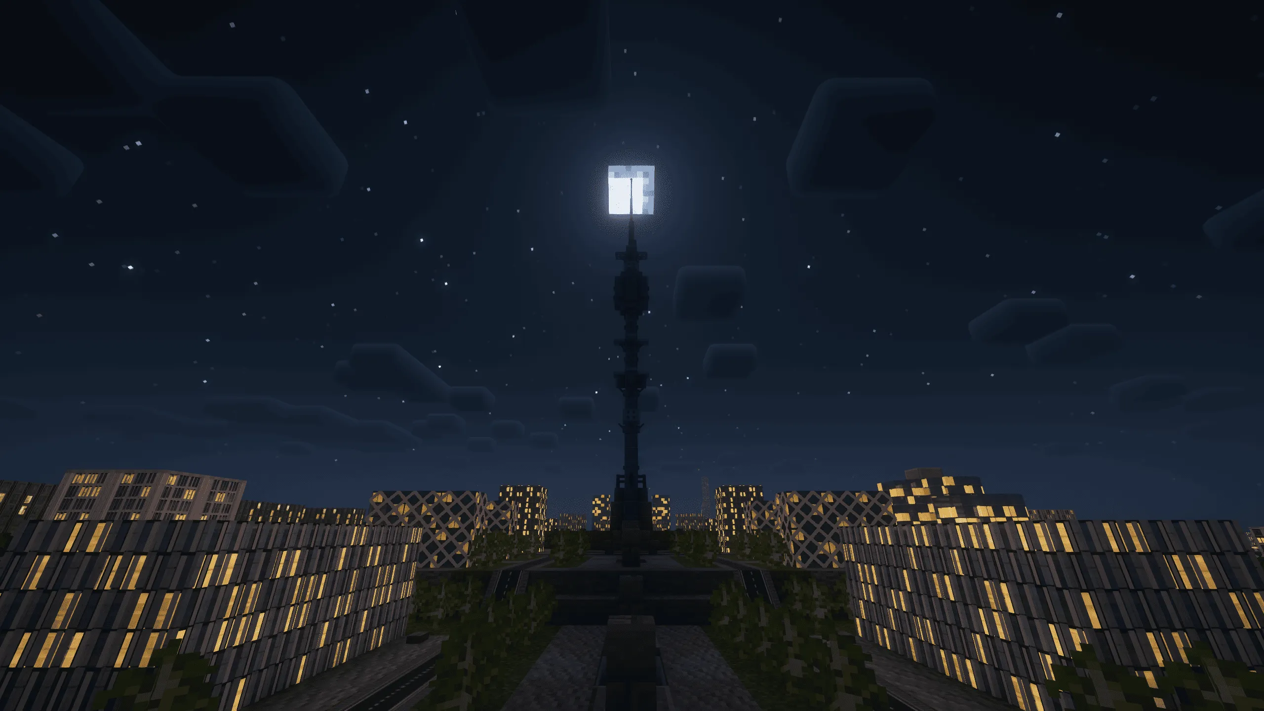 CityMod: One Block - One Building — скриншот 1 (Моды, Minecraft)
