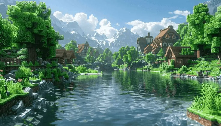 River GUI — скриншот 2 (Текстуры, Minecraft)