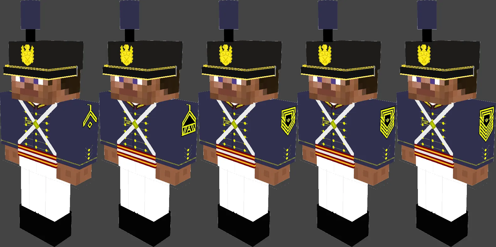 Expanded Military Cadet Uniforms — скриншот 5 (Моды, Minecraft)