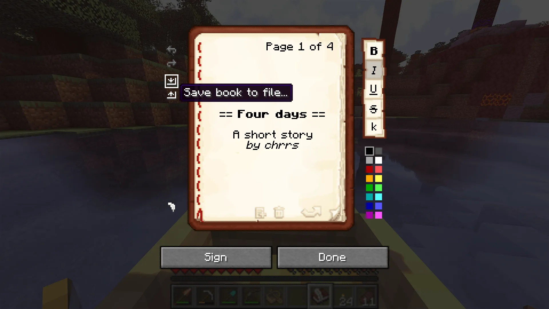 Scribble — скриншот 3 (Моды, Minecraft)