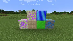 Vanilla Block Designer Resources, Текстуры, Minecraft