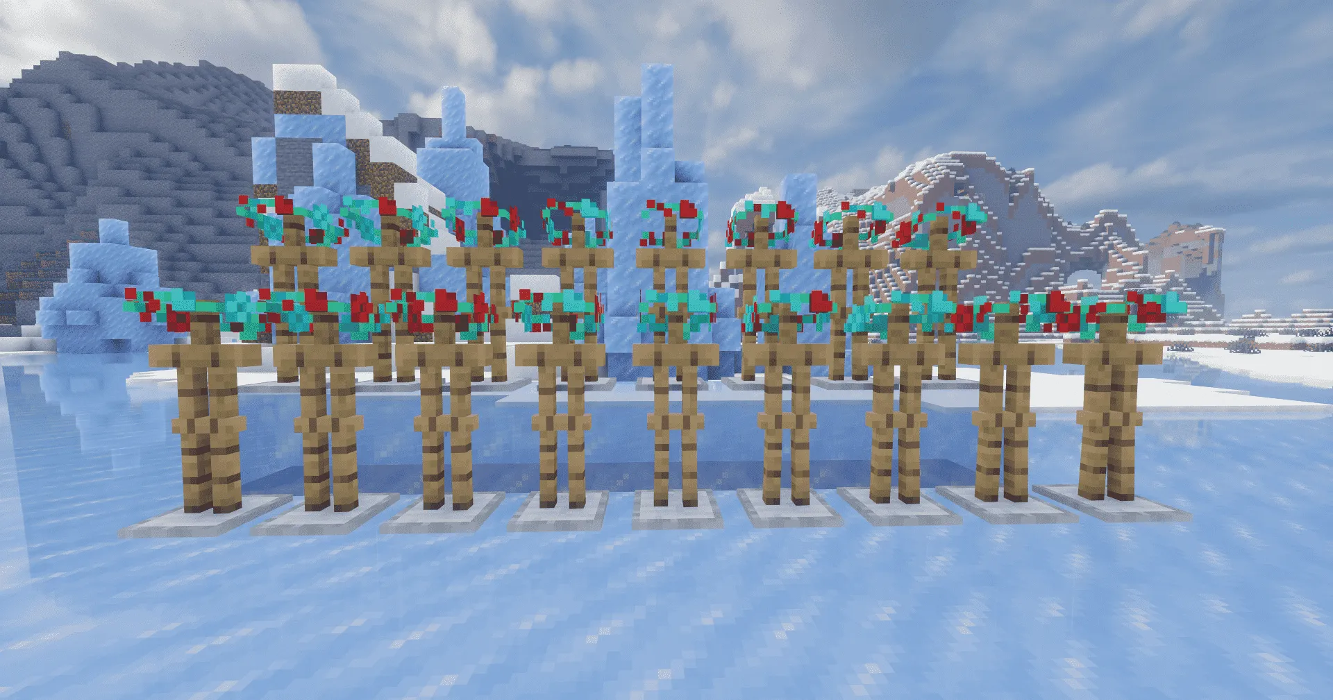 Highland's Flower Crown Helmets — скриншот 3 (Текстуры, Minecraft)