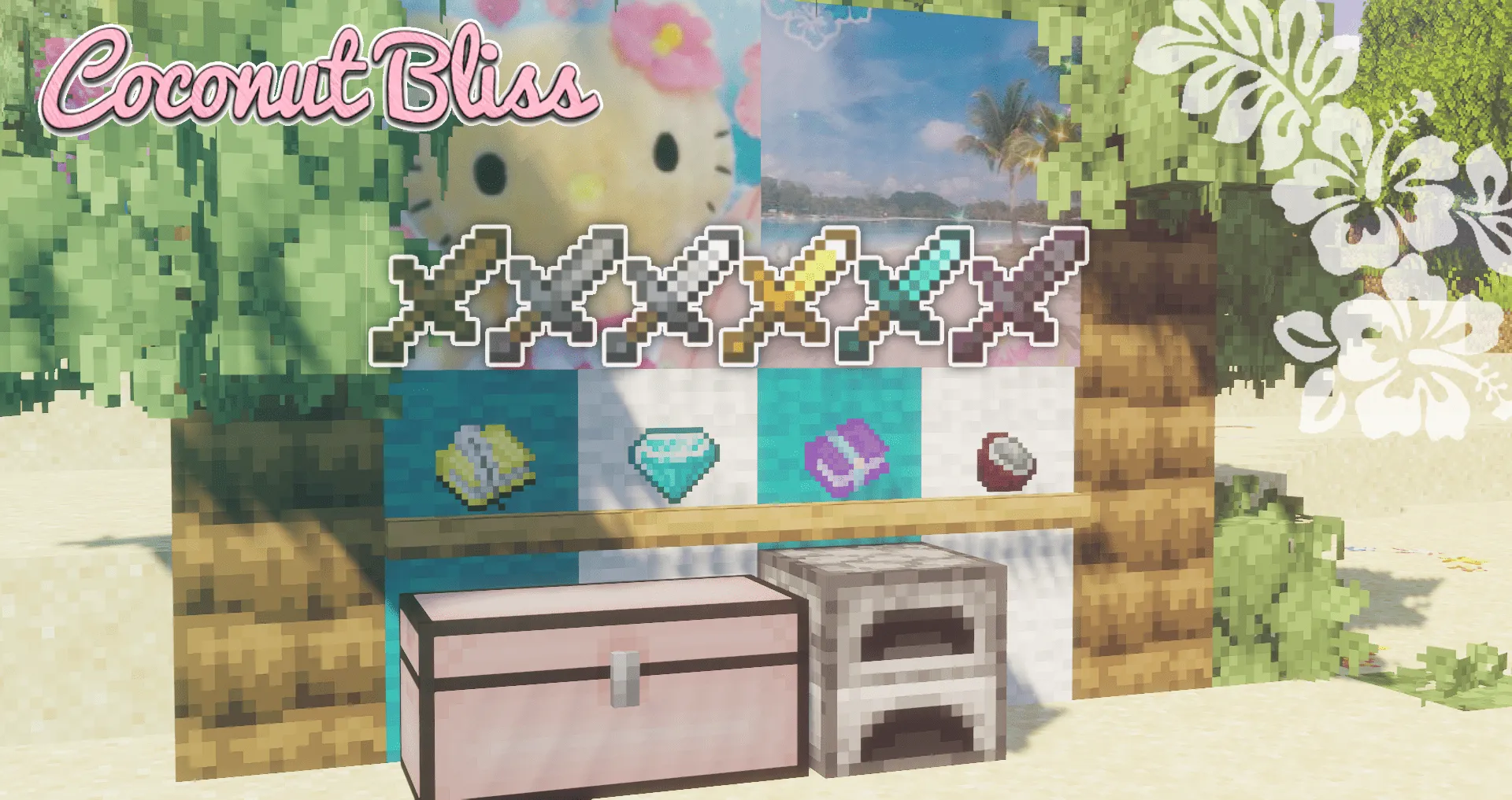 Coconut Bliss, Текстуры, Minecraft