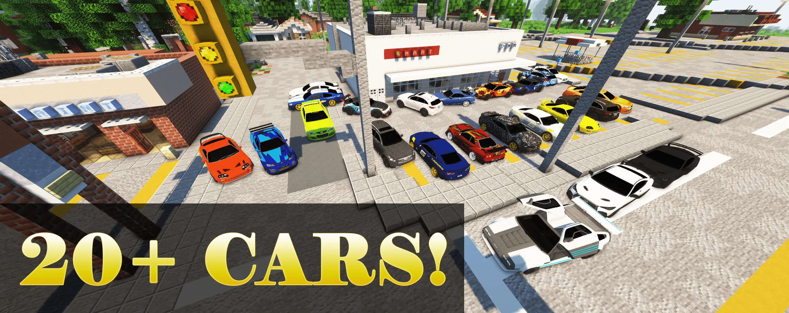 Asphalt 8 Cars [Immersive vehicles / MTS / IV], Моды, Minecraft