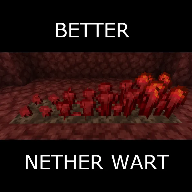 Better Nether Wart Crops — скриншот 1 (Текстуры, Minecraft)
