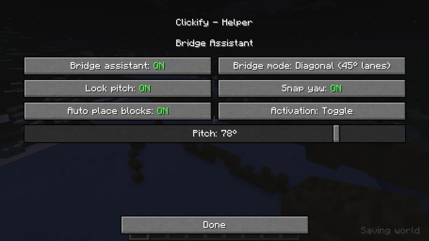 Clickify — скриншот 2 (Моды, Minecraft)