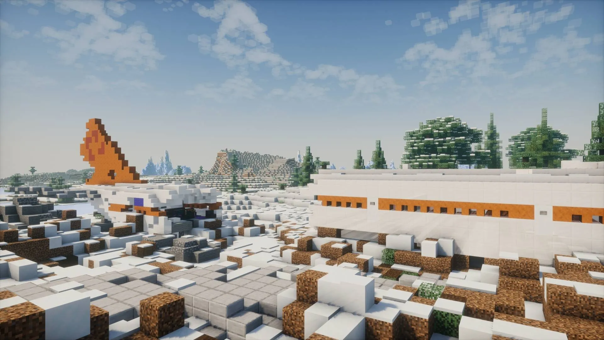 Plane Crash: Frozen Tundra, Карты, Minecraft