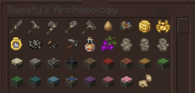 Excalibur | Sweety's Archaeology Support — скриншот 2 (Текстуры, Minecraft)