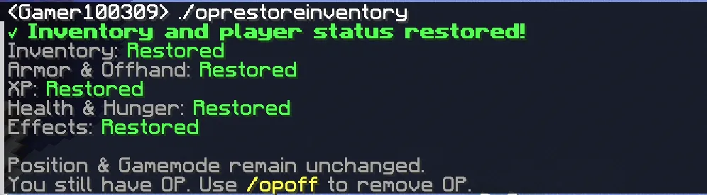 OpManagerRCI — скриншот 3 (Плагины, Minecraft)
