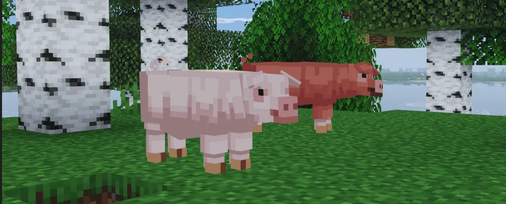 FarmLife Remastered ( Animal Overhaul! Horse, Cow, Pig, Sheep ), Текстуры, Minecraft