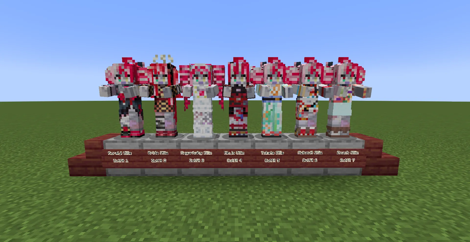 Kureiji Craft - Zombie Pack - — скриншот 2 (Текстуры, Minecraft)