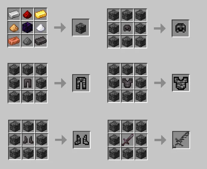 Bedrock Sorcerer, Дата-паки, Minecraft