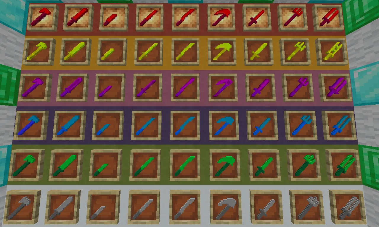 Crazy Weapons RPG, Моды, Minecraft