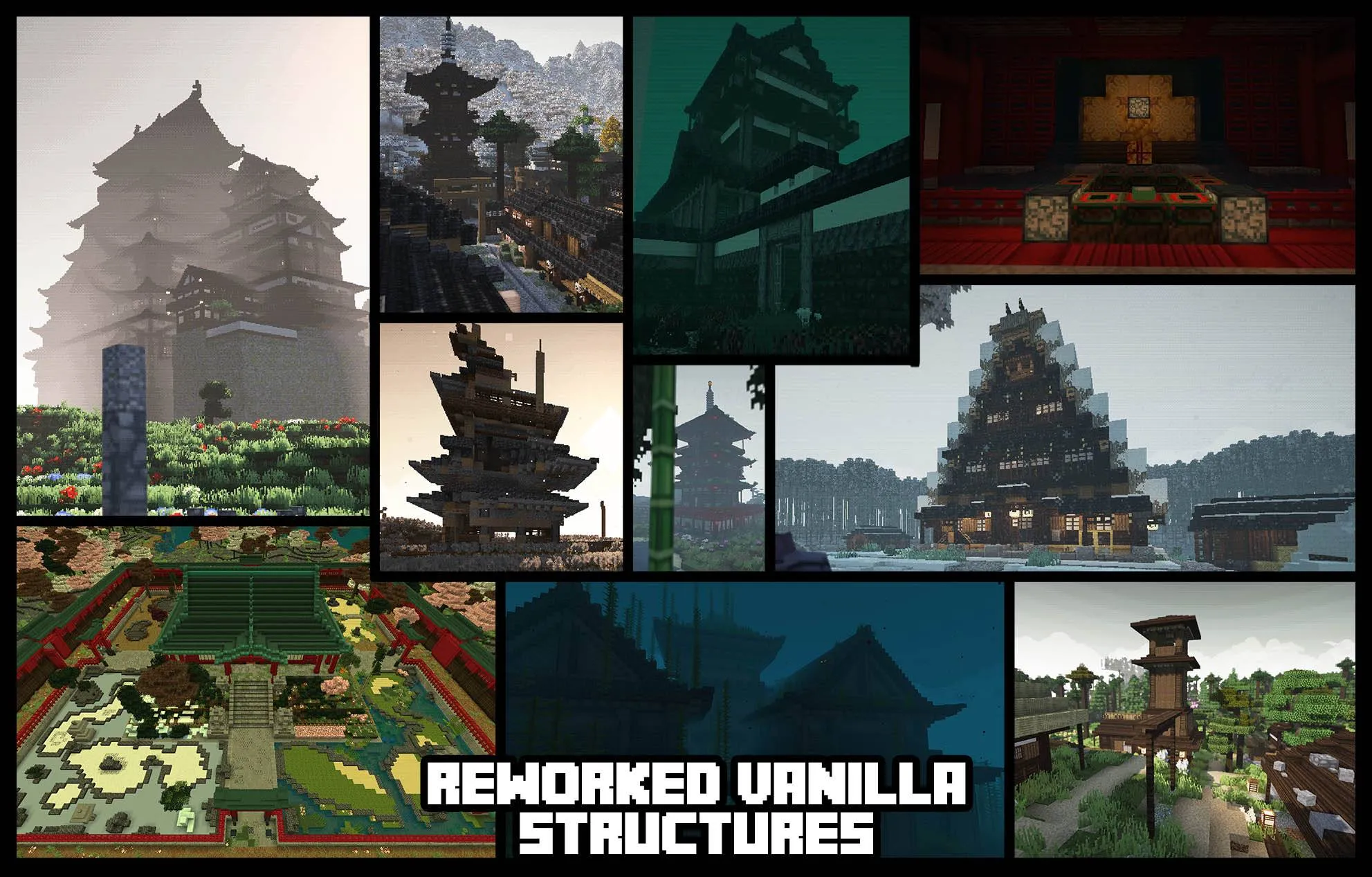 Sengoku Jidai, Japanese Overhaul — скриншот 10 (Моды, Minecraft)