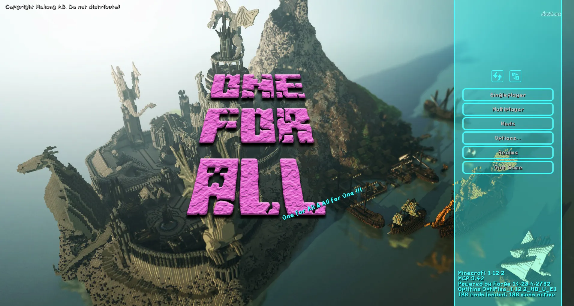 One For All & All For One — скриншот 2 (Модпаки, Minecraft)