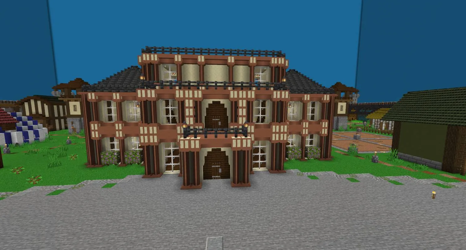 The Castle Ruins - Minecolonies Style — скриншот 2 (Аддоны, Minecraft)