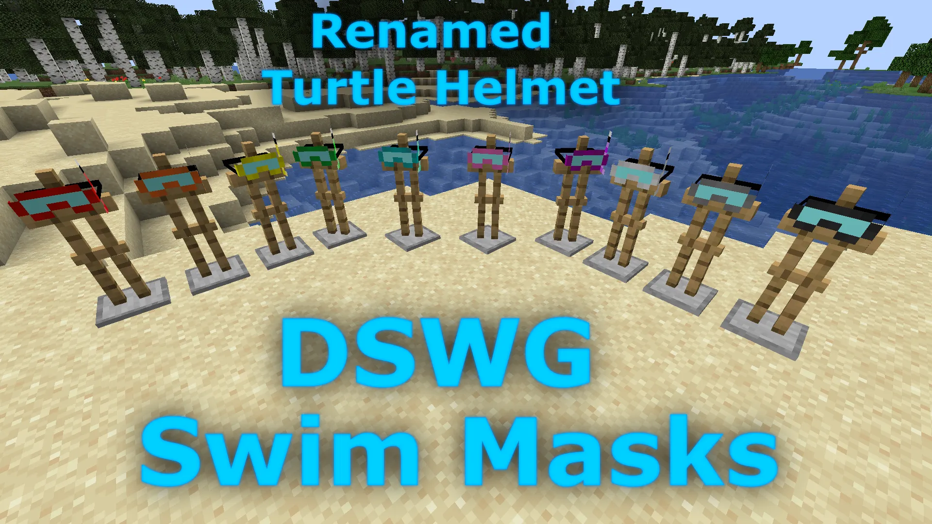 DSWG Swim Masks, Текстуры, Minecraft