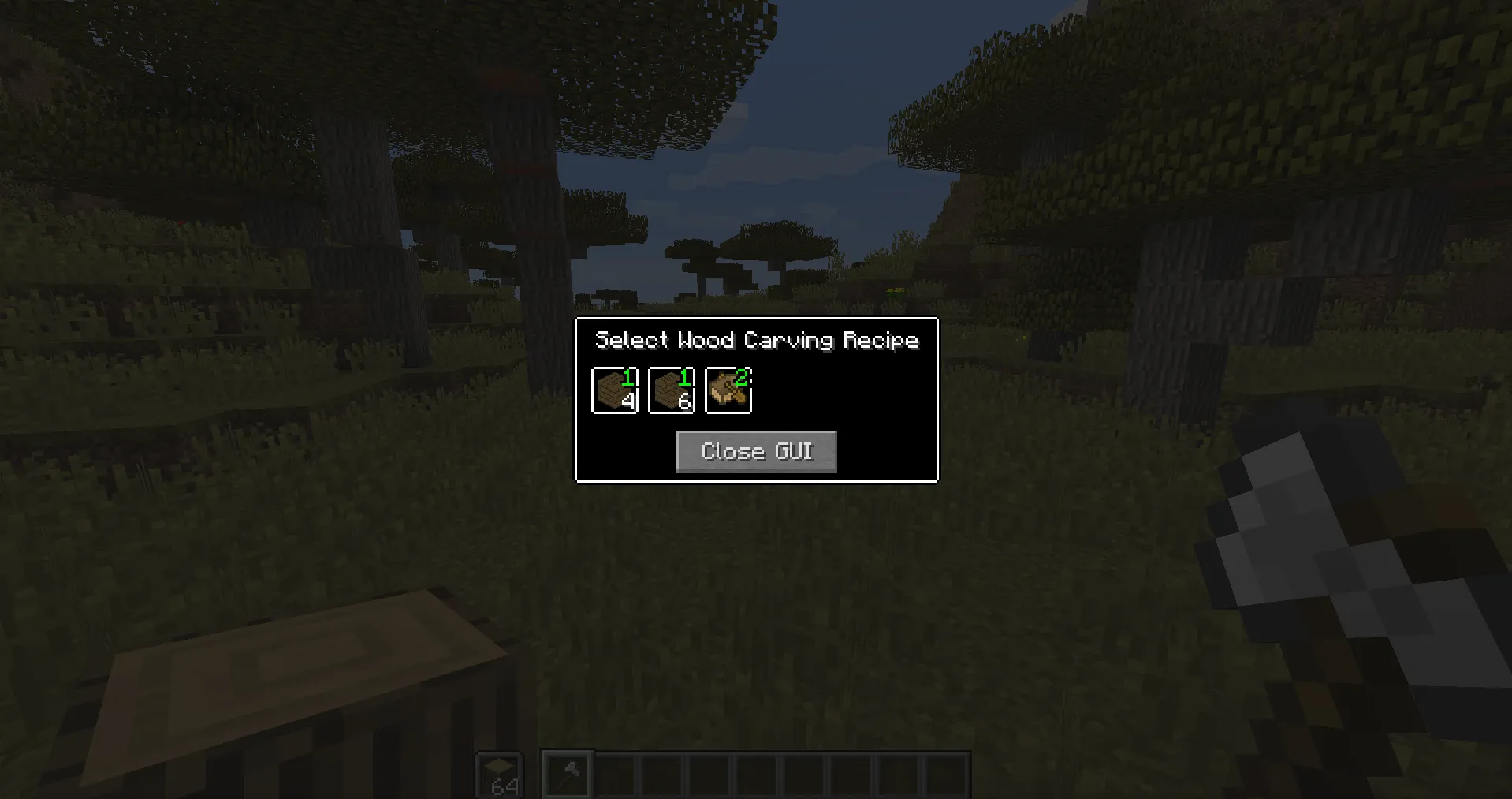 Selection GUI Crafting, Моды, Minecraft
