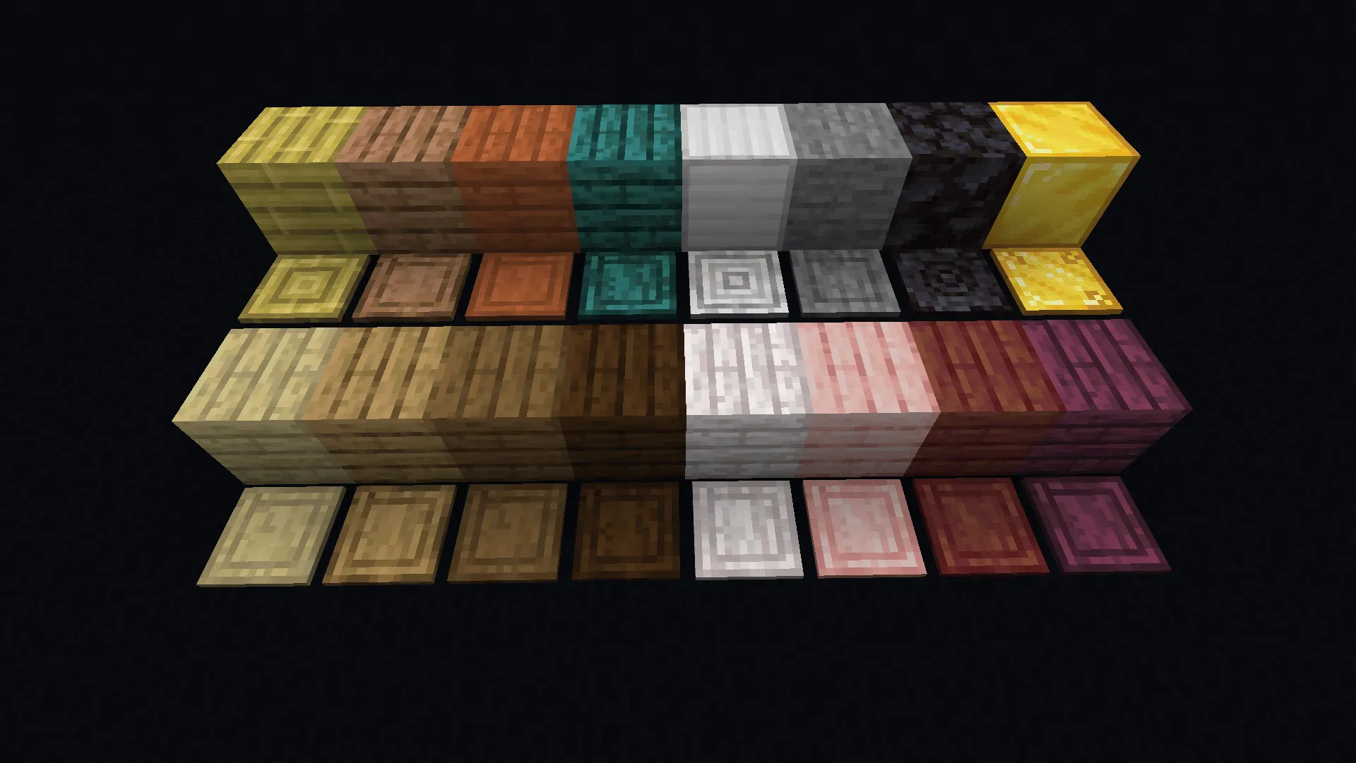 Better Pressure Plates, Текстуры, Minecraft