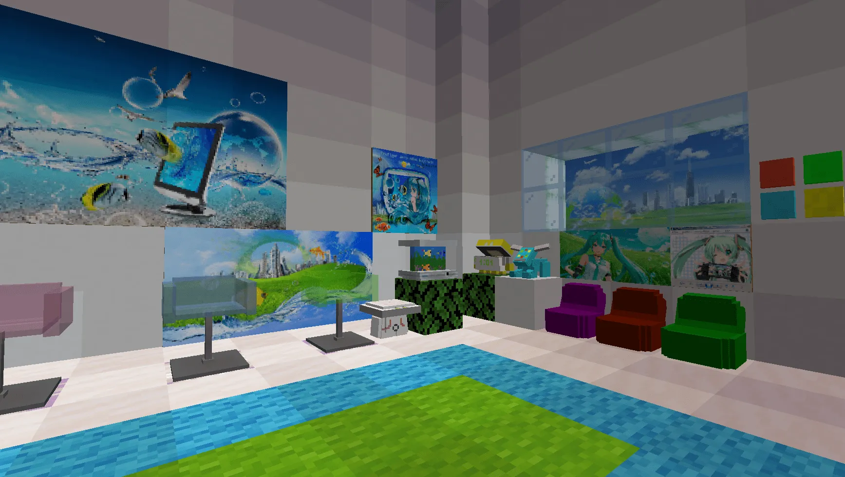 FrutigerAeroDecor — скриншот 1 (Моды, Minecraft)