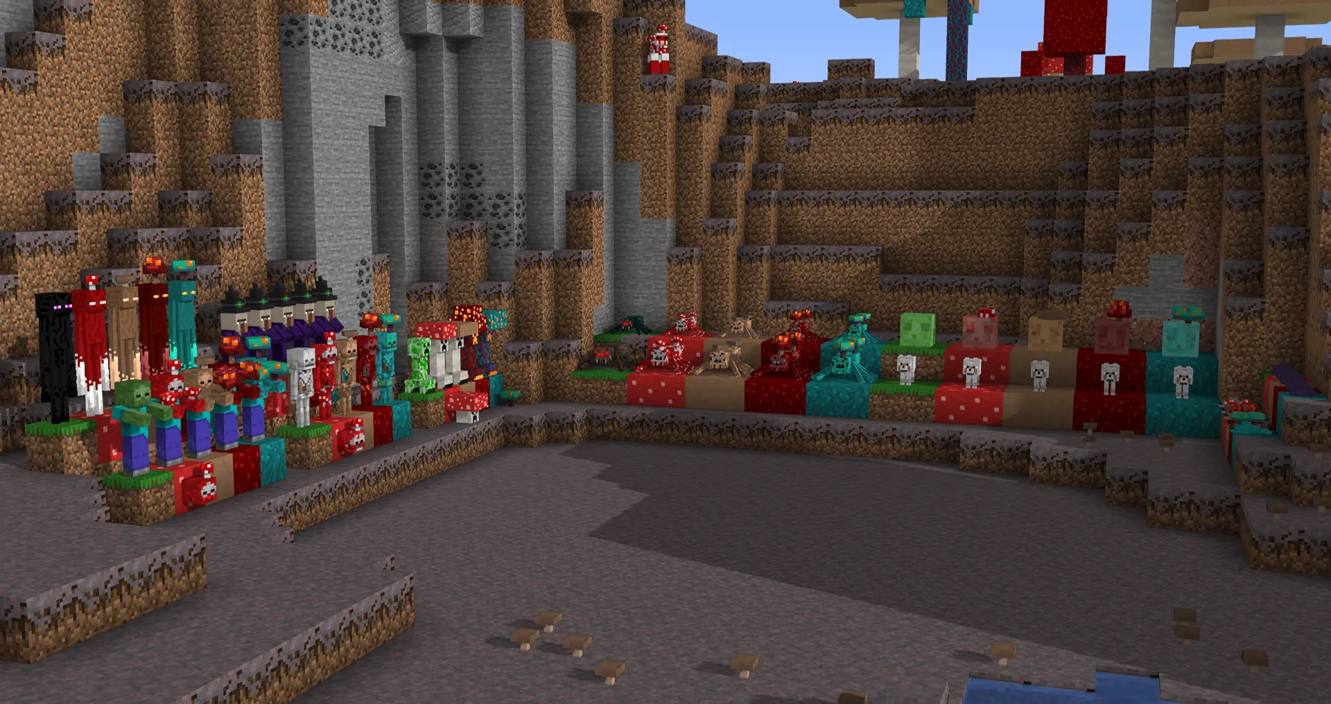 Mushified Mobs, Текстуры, Minecraft