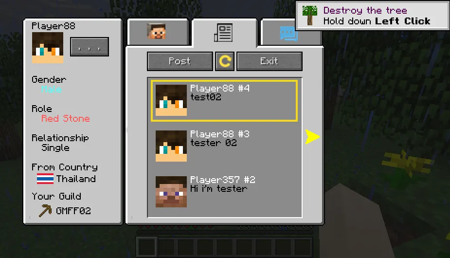 The Social, Моды, Minecraft