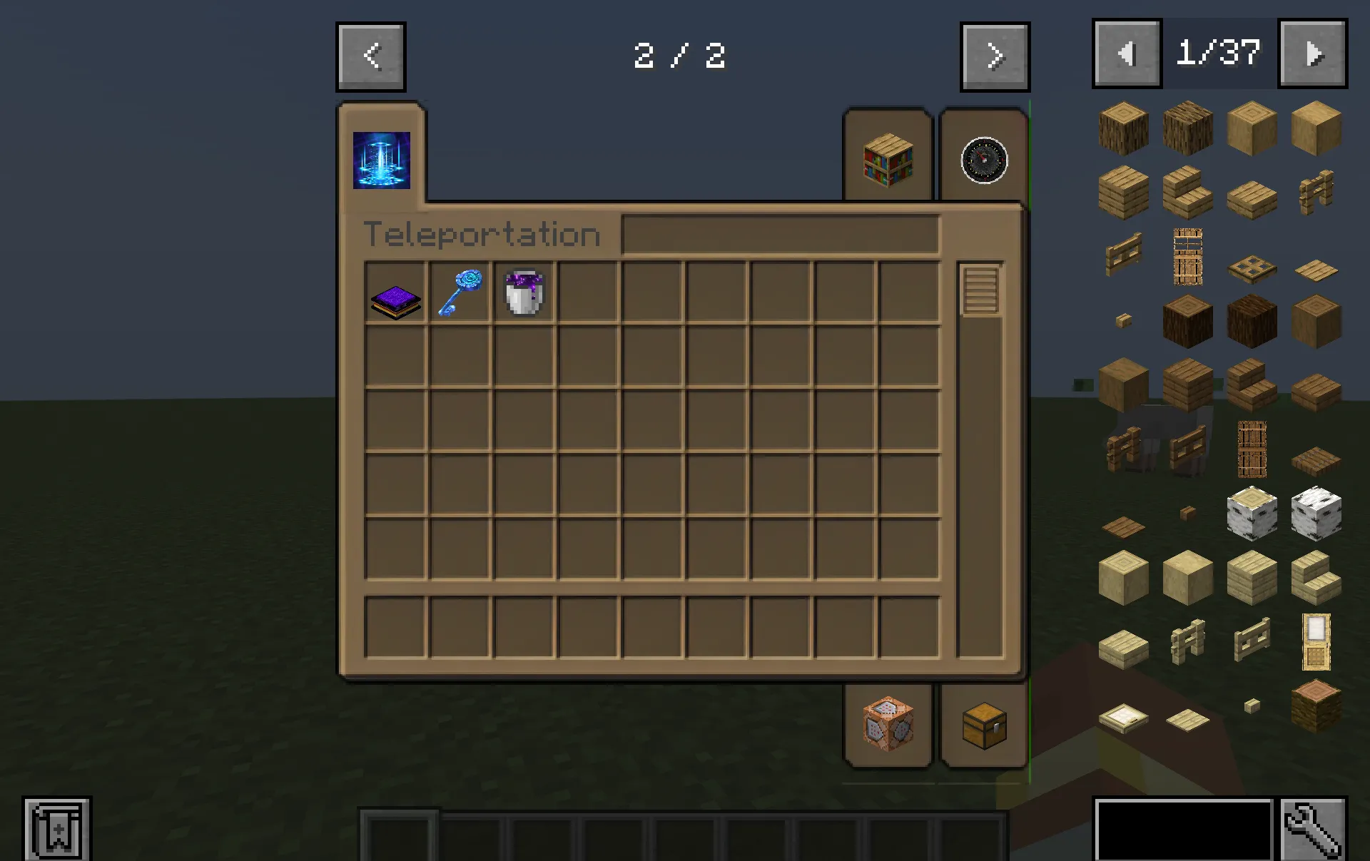 "Teleporter, Teleportation, Void Totem and more", Моды, Minecraft