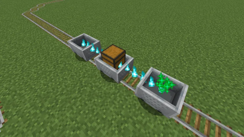 Minecart Trains Fork — скриншот 5 (Моды, Minecraft)