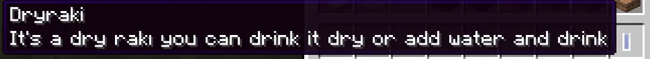 Pekmez's DrinkRakı  — скриншот 3 (Моды, Minecraft)