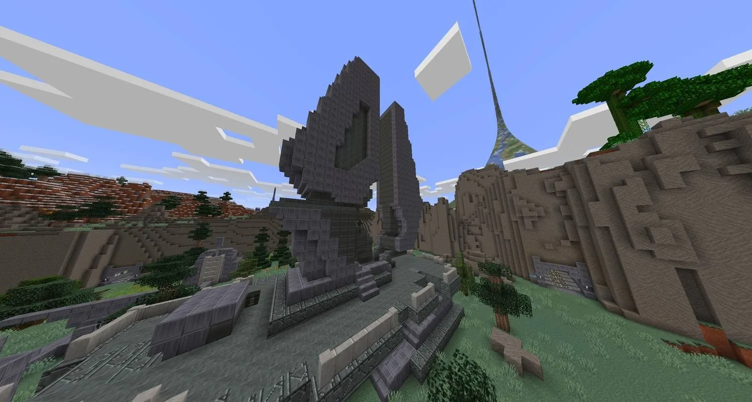 Halo Xbox 360 MashUp World — скриншот 7 (Карты, Minecraft)