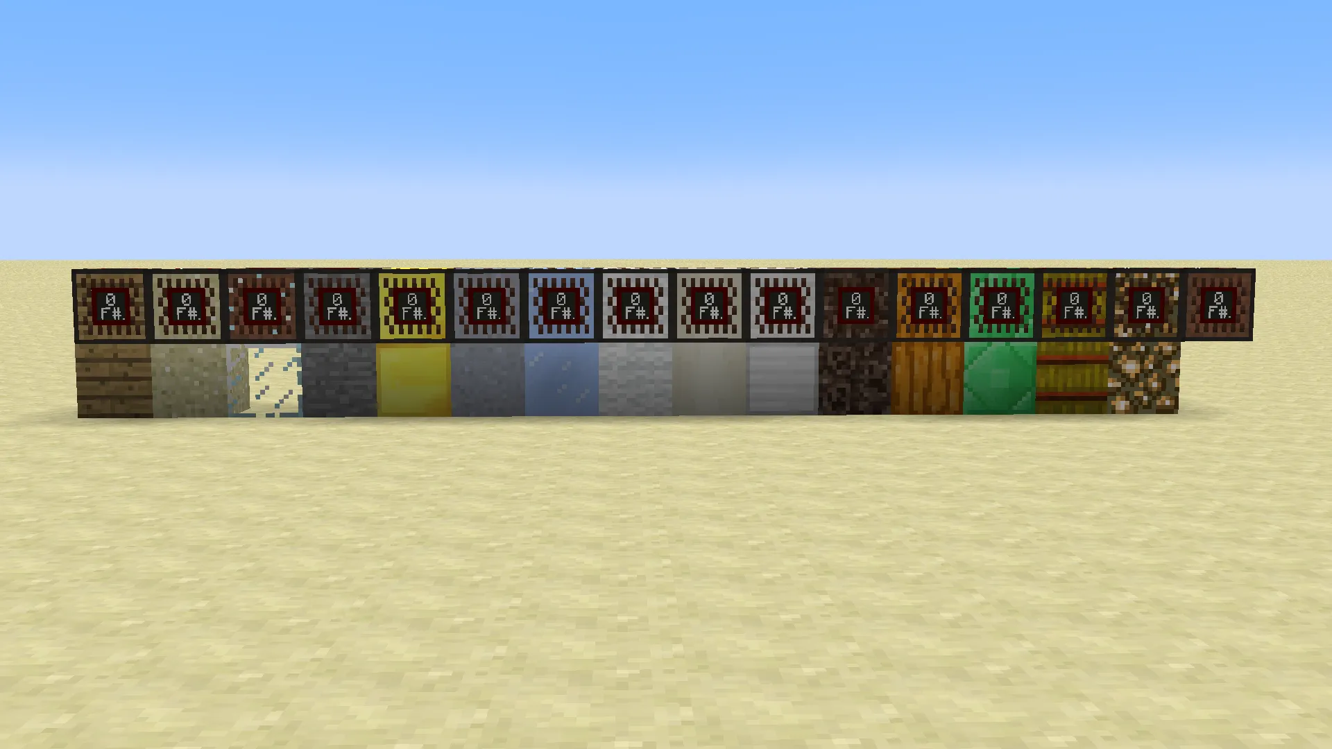 Better Programmer Art Noteblocks (Style B) — скриншот 4 (Текстуры, Minecraft)