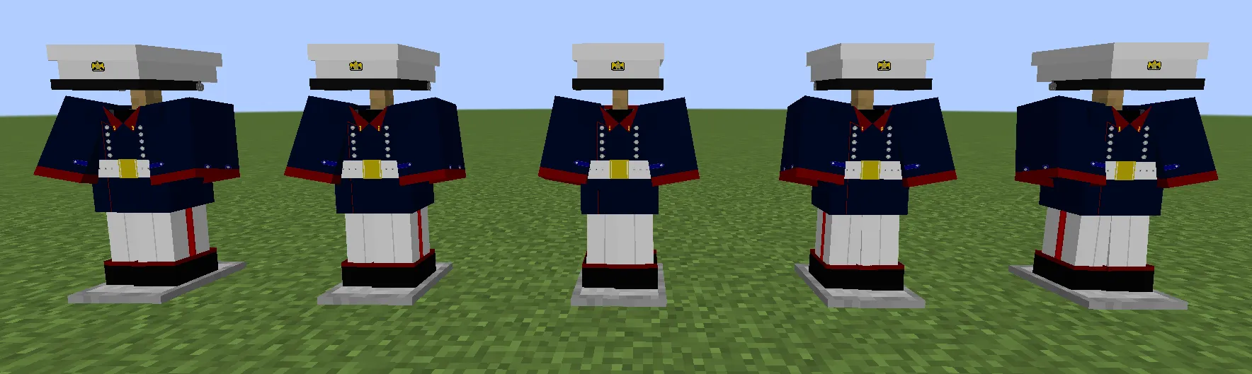 Spartacus' Navy Uniform, Моды, Minecraft