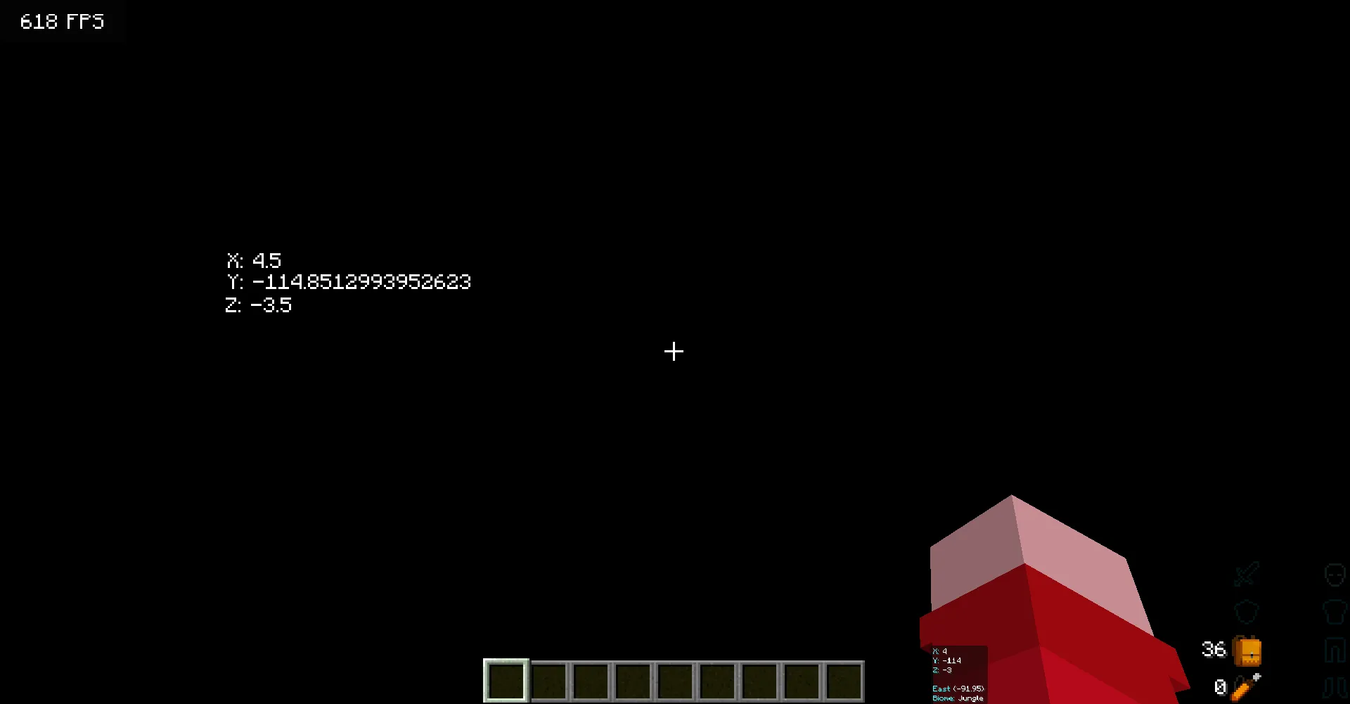 HUD Co-ords (Coords HUD mod), Моды, Minecraft