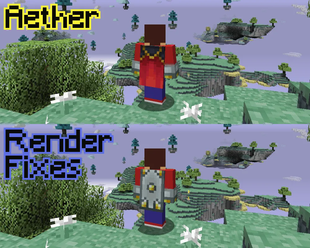 Aether Render Fixes, Моды, Minecraft